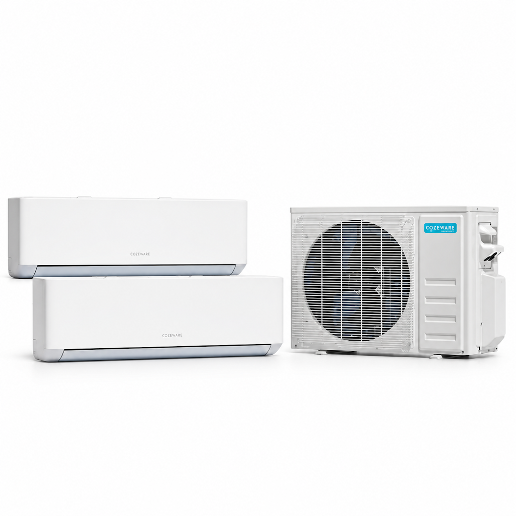 Cozeware 18,000 BTU 2-Zone Mini Split Air Conditioner: $1,105 Cozeware 18,000 BTU 2-Zone Mini Split Air Conditioner: $1,105