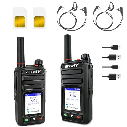 Etmy C65 4G LTE PoC Walkie Talkie 2-Pack: $87