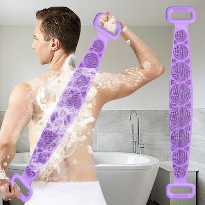 Silicone Back Scrubber for $1 + free shipping w/ $25