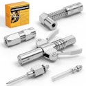 Ecarke Grease Gun Coupler Kit w/ 90 Degree Adapter & 2 Needle Tips for $17 + free shipping w/ Prime