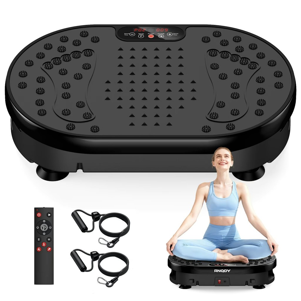 Vibration Plate Exercise Machine w/ Two Loops and Remote Control: $39.99 Vibration Plate Exercise Machine w/ Two Loops and Remote Control: $39.99