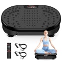 Vibration Plate Exercise Machine w/ Two Loops and Remote Control for $40 + free shipping