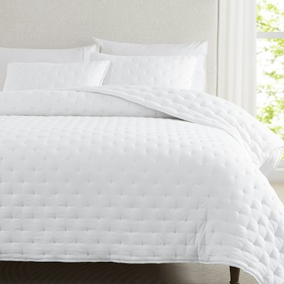 White Cloud Queen 3-Piece Quilt Set for $36 + free shipping w/ Prime