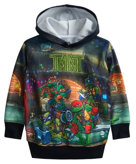 Nickelodeon Teenage Mutant Ninja Turtles Kids' Logo Hoodie: $6.74