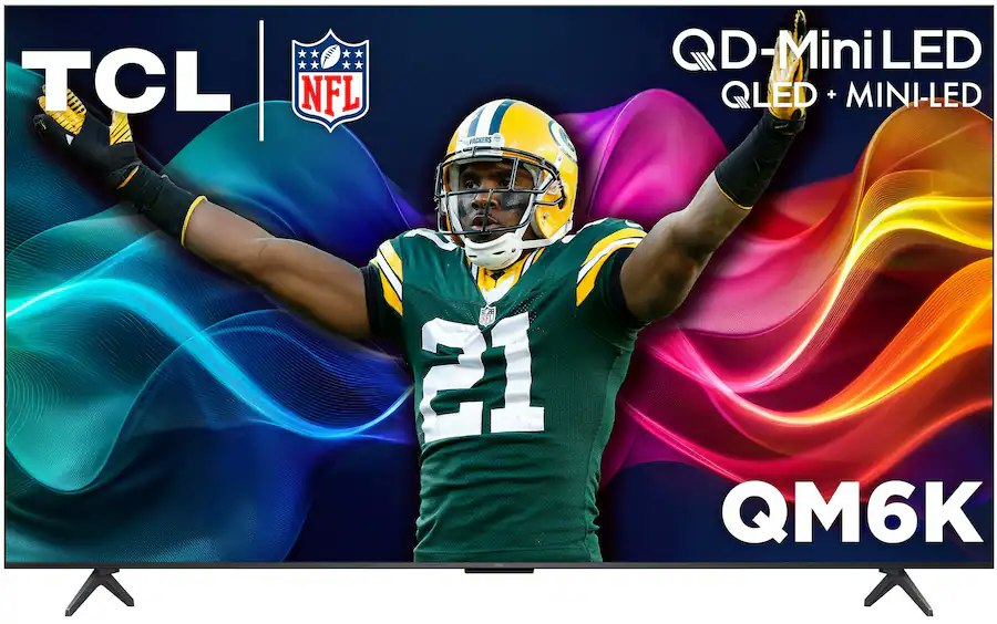 TCL QM6K Series 65" 4K HDR QD Mini LED UHD Smart TV: $700