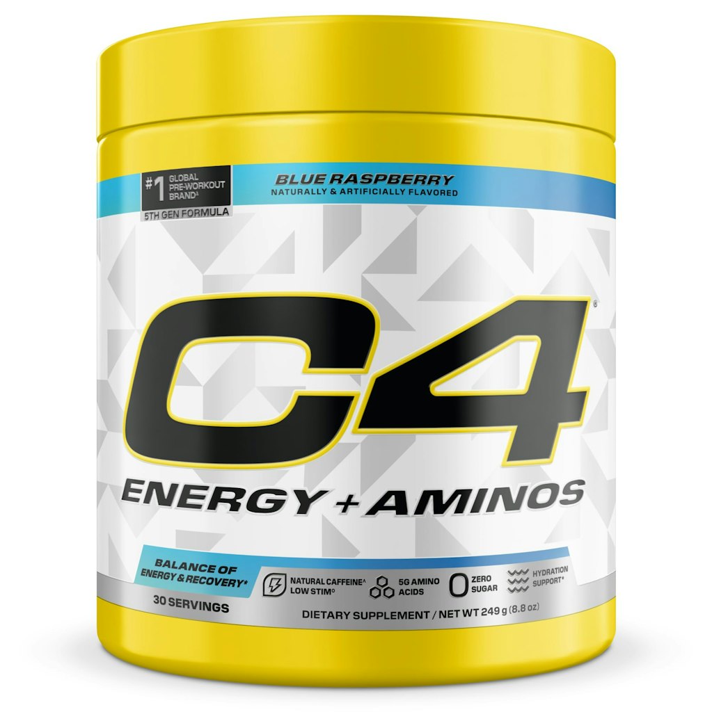 C4 Energy + Aminos Powder for Muscle Recovery 30 Servings: $19 w/ Subscribe & Save