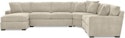 Radley 5-Piece Fabric Chaise Sectional Sofa for $2,499 + free shipping