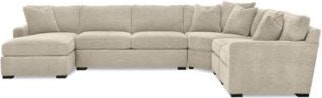 Radley 5-Piece Fabric Chaise Sectional Sofa: $2,499