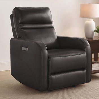 Gilman Creek Aldryn Leather Gliding Power Recliner: $500 Gilman Creek Aldryn Leather Gliding Power Recliner: $500