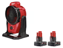 Milwaukee M12 Jobsite Fan w/ 2 Batteries for $150 + free shipping