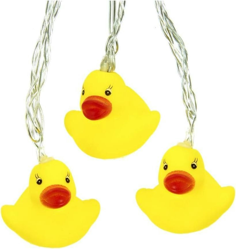 Kurt Adler 10-Light Yellow Duck LED Light Set: $8.41