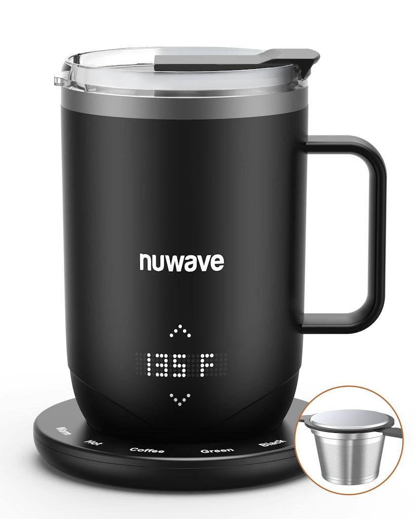 Nuwave Smart Mug 16-oz. Rechargeable Heated Coffee Mug: $100 w/ Prime