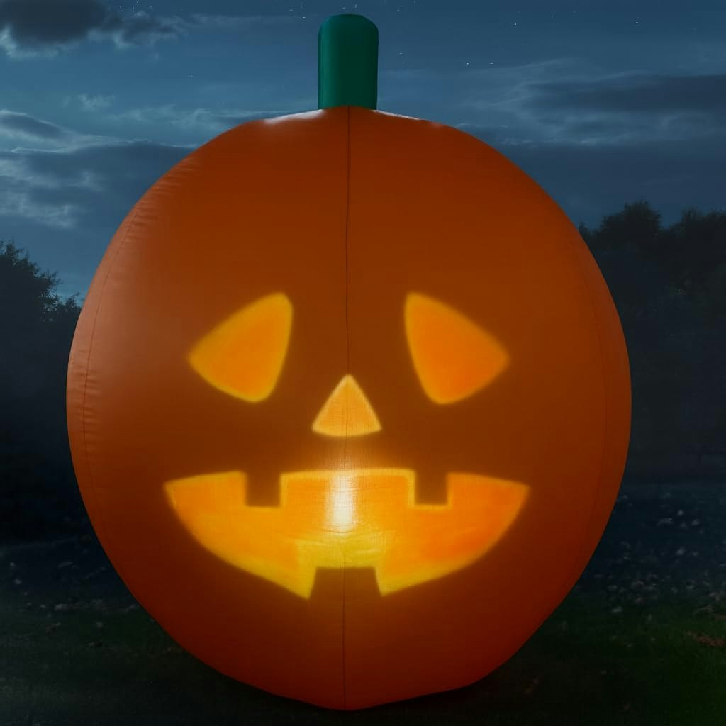 ANIMAT3D Jabberin' Jack 5' Inflatable Talking Pumpkin w/ Projector & Speaker: $70