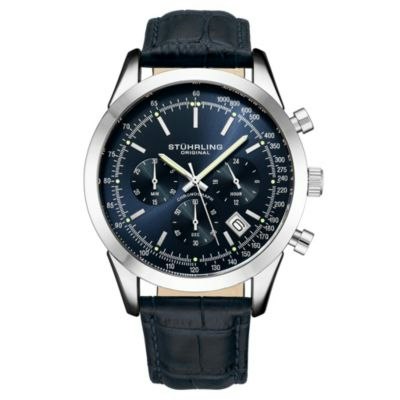 Stuhrling Men's Rialto 3975L Chronograph Watch: $97