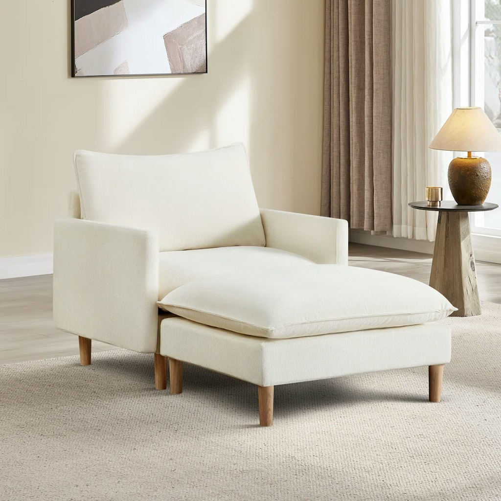 Latitude Run Choquette Upholstered Chaise Lounge: $210