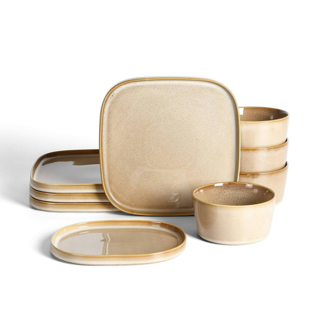 Stone Lain Cairo 12-Piece Stoneware Dinnerware Set: $99.99 Stone Lain Cairo 12-Piece Stoneware Dinnerware Set: $99.99