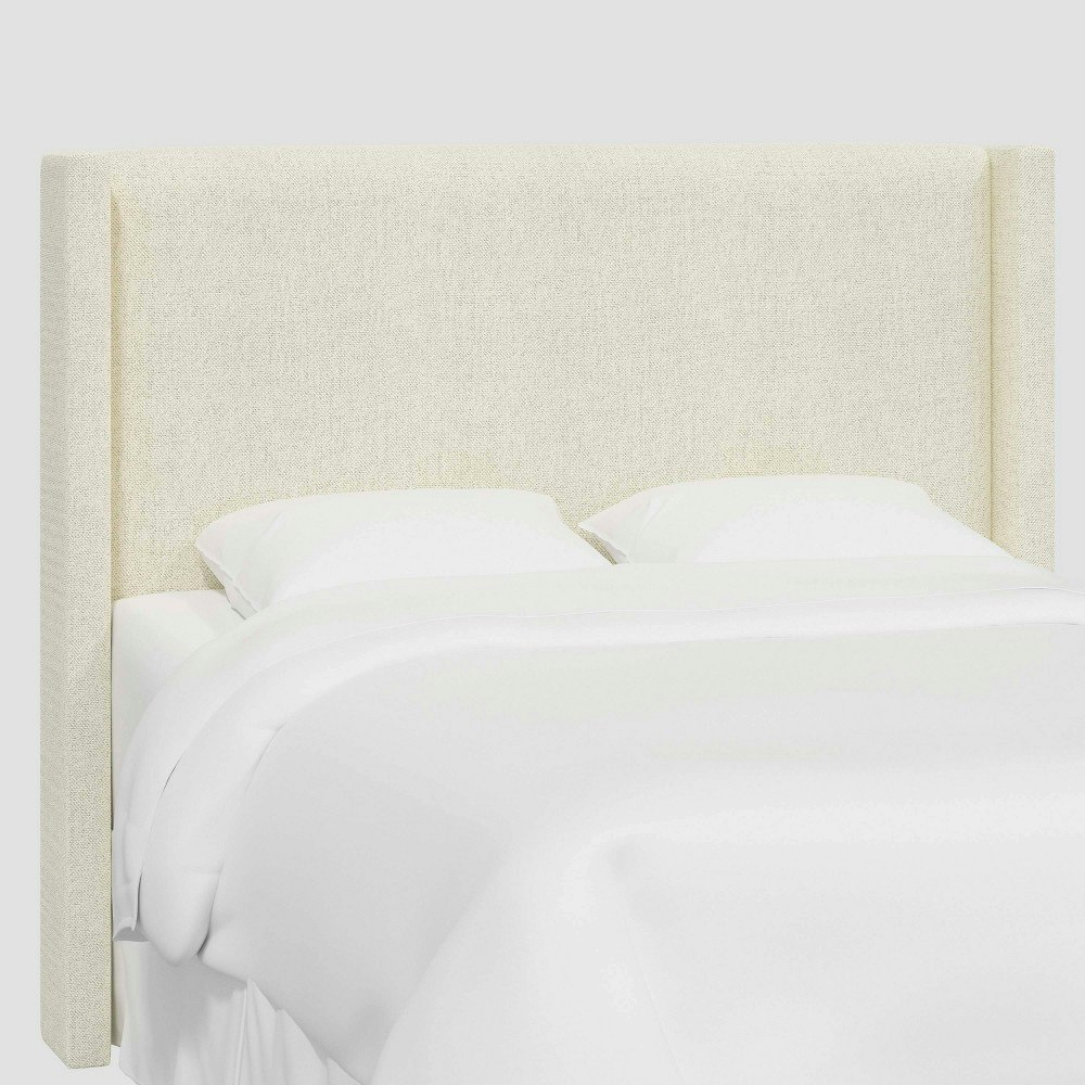 Threshold Violet Full Size Upholstered Wingback Headboard: $840 Threshold Violet Full Size Upholstered Wingback Headboard: $840