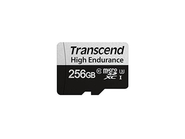Transcend High Endurance 256GB microSD Card with Adapter: $129