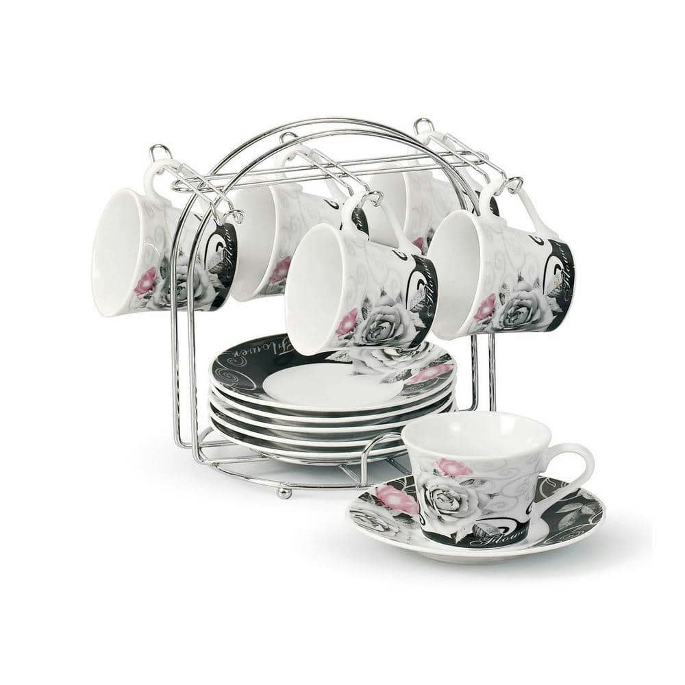 2-oz. Espresso Cups on Metal Stand 6-Piece Set: $22.29 2-oz. Espresso Cups on Metal Stand 6-Piece Set: $22.29
