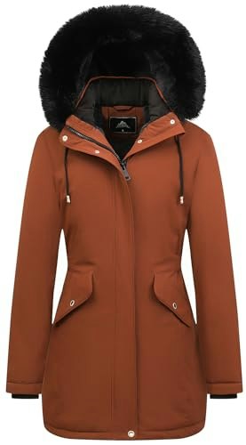 Moerdeng Women's Fleece Lined Long Puffer Jacket: $59.49