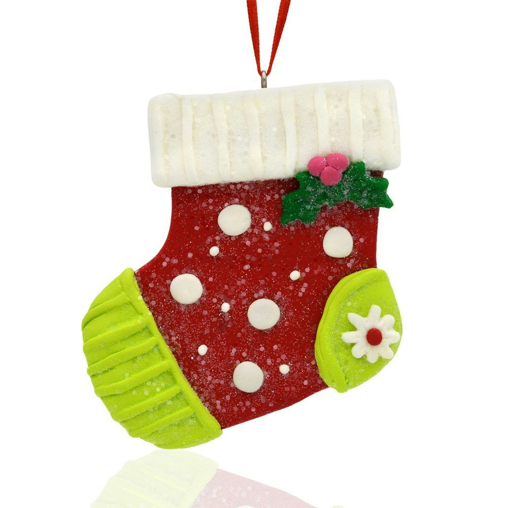 Gloria Duchin Clay Stocking Tree Ornament: $7.99 Gloria Duchin Clay Stocking Tree Ornament: $7.99