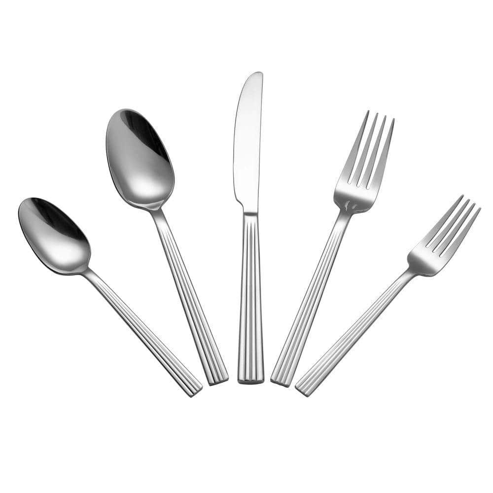 20-Piece 18/0 Stainless Steel Flatware Set: $33.77 20-Piece 18/0 Stainless Steel Flatware Set: $33.77