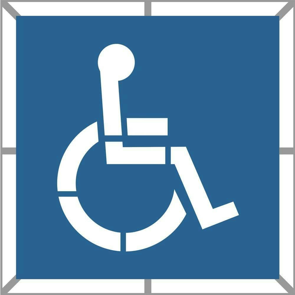 39-Inch Two-Part Handicap Stencil: $166.59 39-Inch Two-Part Handicap Stencil: $166.59