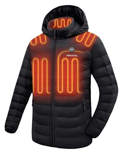 Venustas Unisex Heated Puffer Jacket with Battery: $89.99