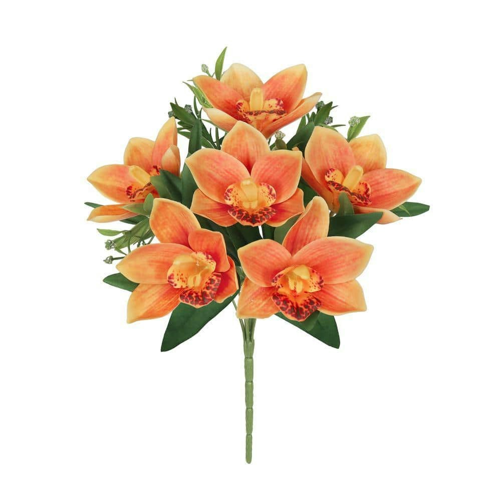 13-Inch Artificial Cymbidium Orchid Flower Stem 4-Pack: $43.32 13-Inch Artificial Cymbidium Orchid Flower Stem 4-Pack: $43.32