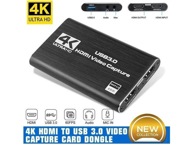 HDMI to USB 2.0 4K Loop Out Video Capture Card: $35.39 HDMI to USB 2.0 4K Loop Out Video Capture Card: $35.39