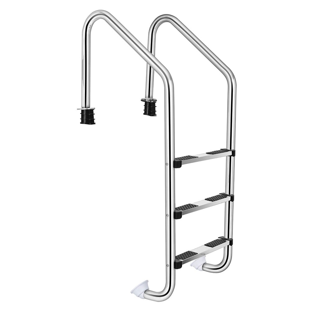 Costway 57.8-Inch Stainless Steel 3-Step Pool Ladder: $119.99 Costway 57.8-Inch Stainless Steel 3-Step Pool Ladder: $119.99