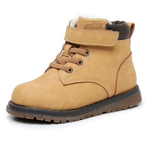 Felabo Boys' Lace-Up Ankle Work Boots: $27.99