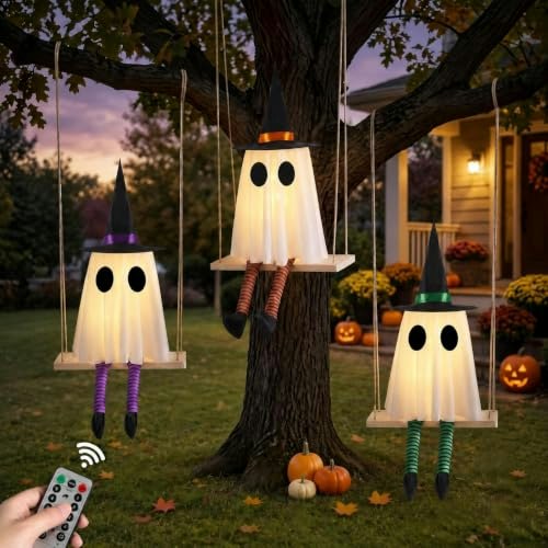 Halloween Hanging Swing Ghost Decor: $32.29 Halloween Hanging Swing Ghost Decor: $32.29