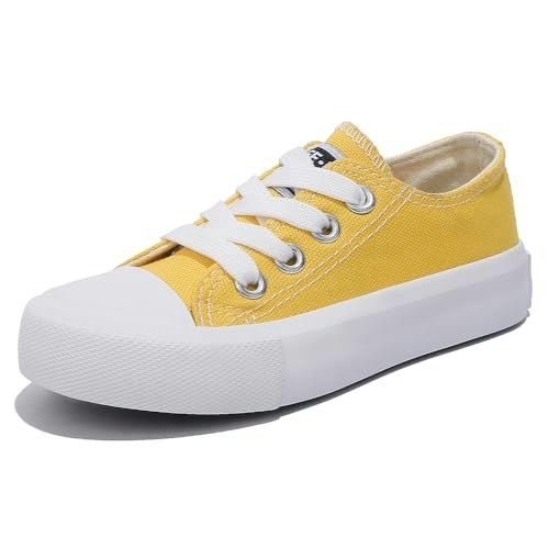 Opoee Kids Low Top Canvas Lace-Up Sneakers: $14.99 Opoee Kids Low Top Canvas Lace-Up Sneakers: $14.99