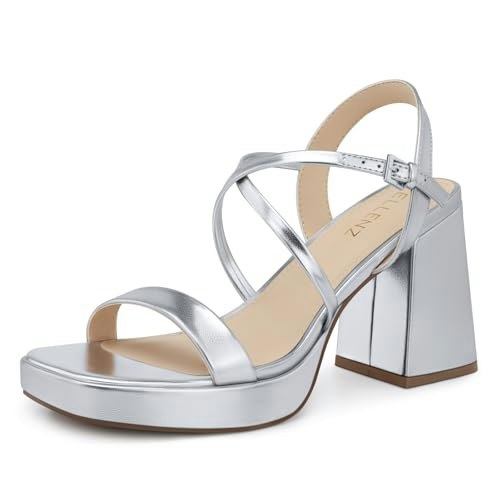 Cellenz Women's Chunky High Heel Platform Sandals: $33.99 Cellenz Women's Chunky High Heel Platform Sandals: $33.99