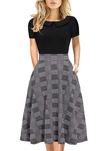 Women's Peter Pan Collar A-Line Professional Office Dress: $29.74 Women's Peter Pan Collar A-Line Professional Office Dress: $29.74
