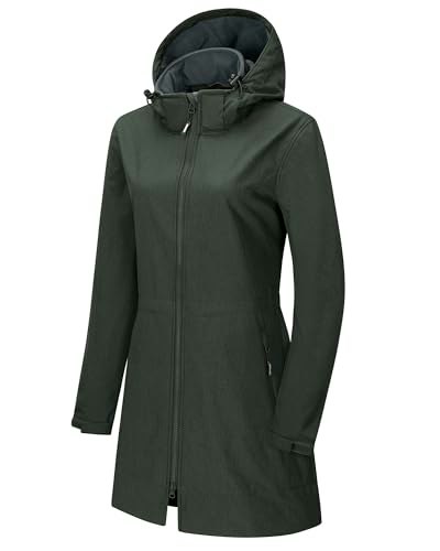 Outdoor Ventures Women's Softshell Fleece-Lined Raincoat: $52.69