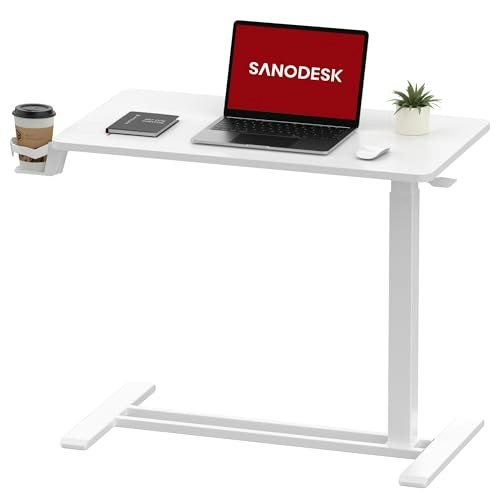 Sanodesk 32-inch Mobile Pneumatic Standing Desk: $90.22