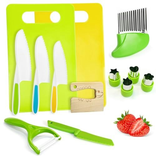 13-Piece Kids Safe Kitchen Knife Set: $12.59 13-Piece Kids Safe Kitchen Knife Set: $12.59