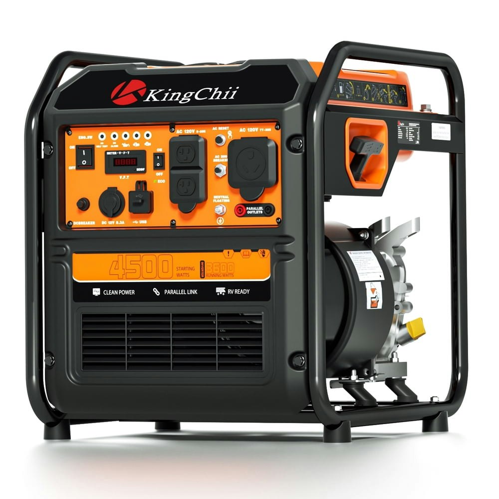 KingChii 4,500W Portable Inverter Generator: $288.78 KingChii 4,500W Portable Inverter Generator: $288.78