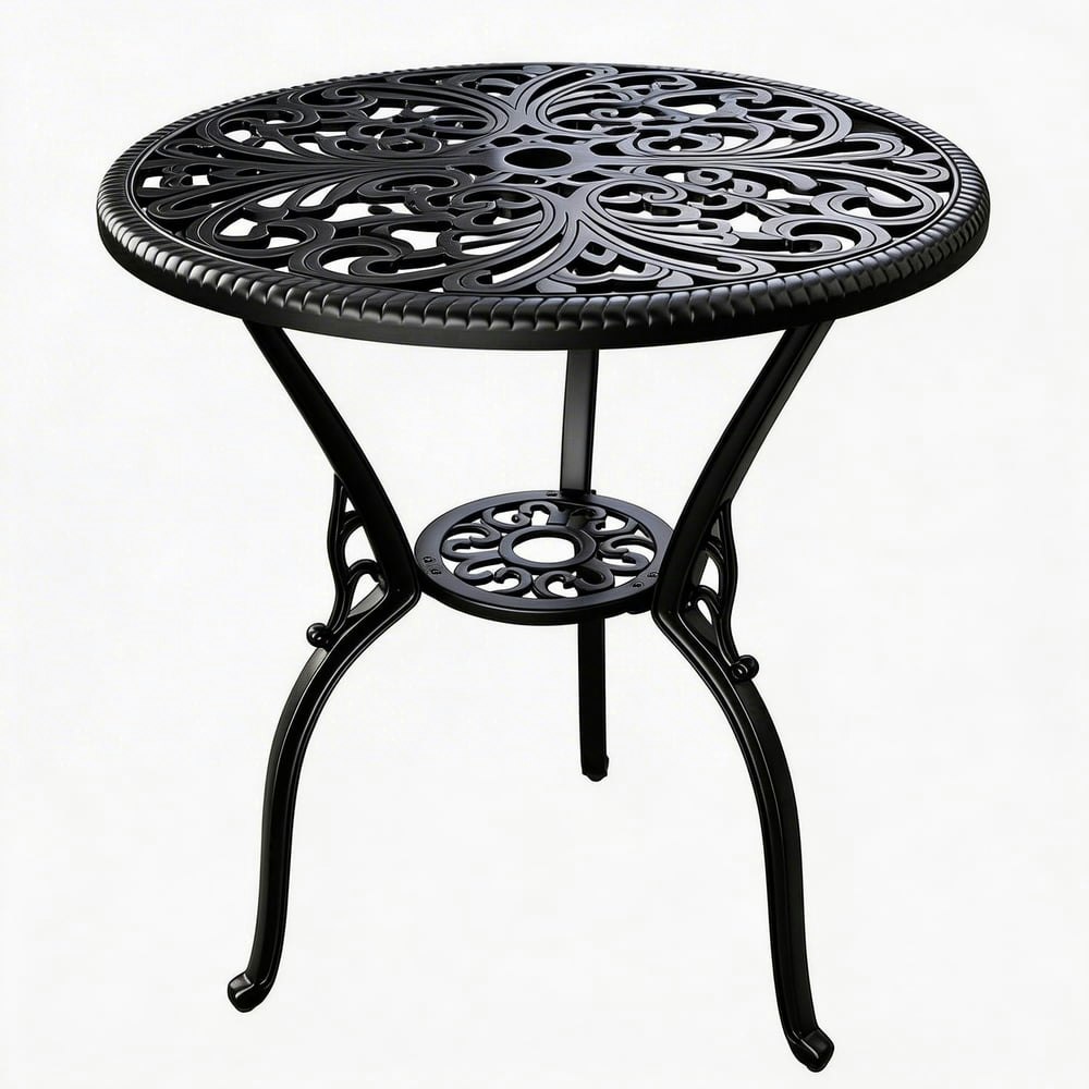 Riedhoff 23.2-inch Cast Aluminum Outdoor Patio Dining Table: $79.60