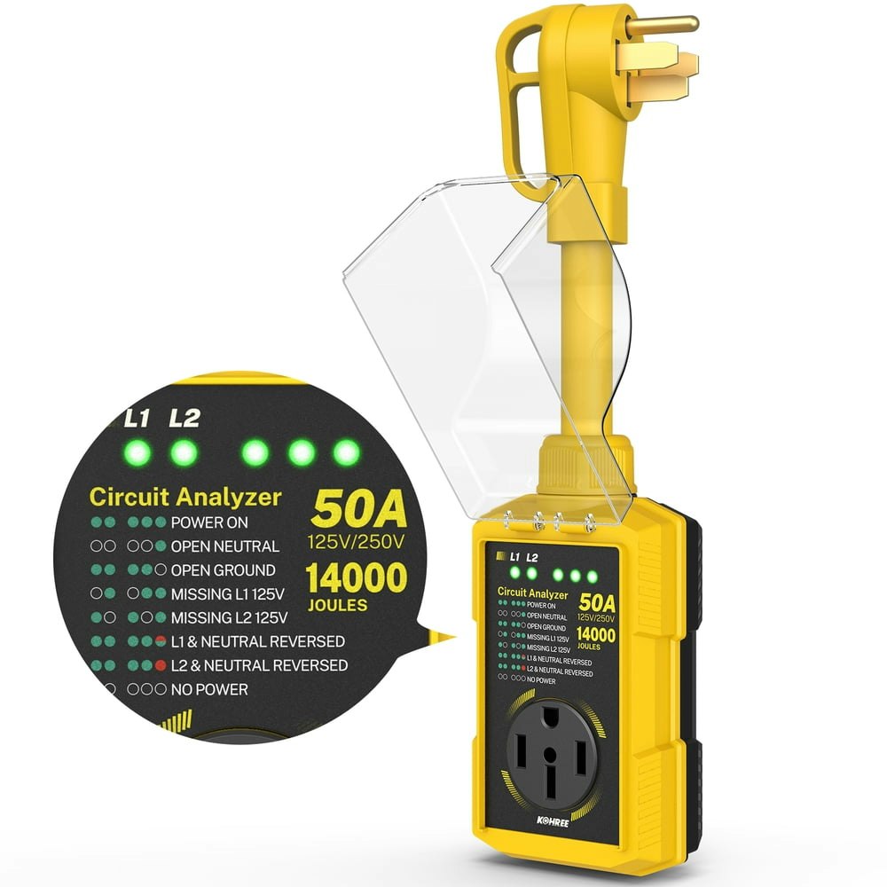 Kohree 50 Amp RV Surge Protector: $43.29 Kohree 50 Amp RV Surge Protector: $43.29