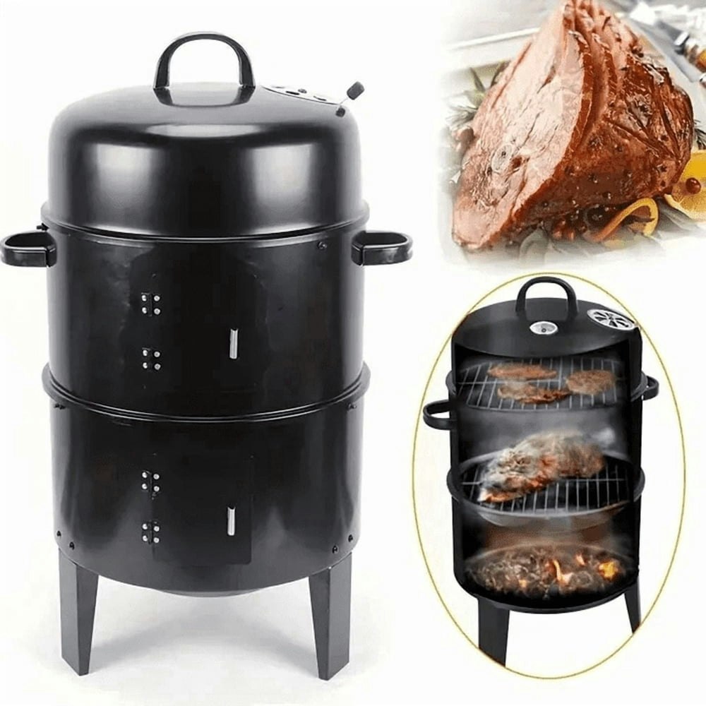 16-inch 3-in-1 Vertical Charcoal Smoker and Grill: $55.79 16-inch 3-in-1 Vertical Charcoal Smoker and Grill: $55.79