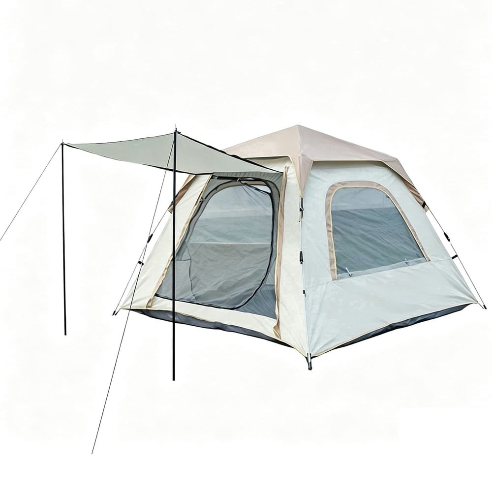 4-Person Instant Pop-up Camping Tent: $56.89 4-Person Instant Pop-up Camping Tent: $56.89