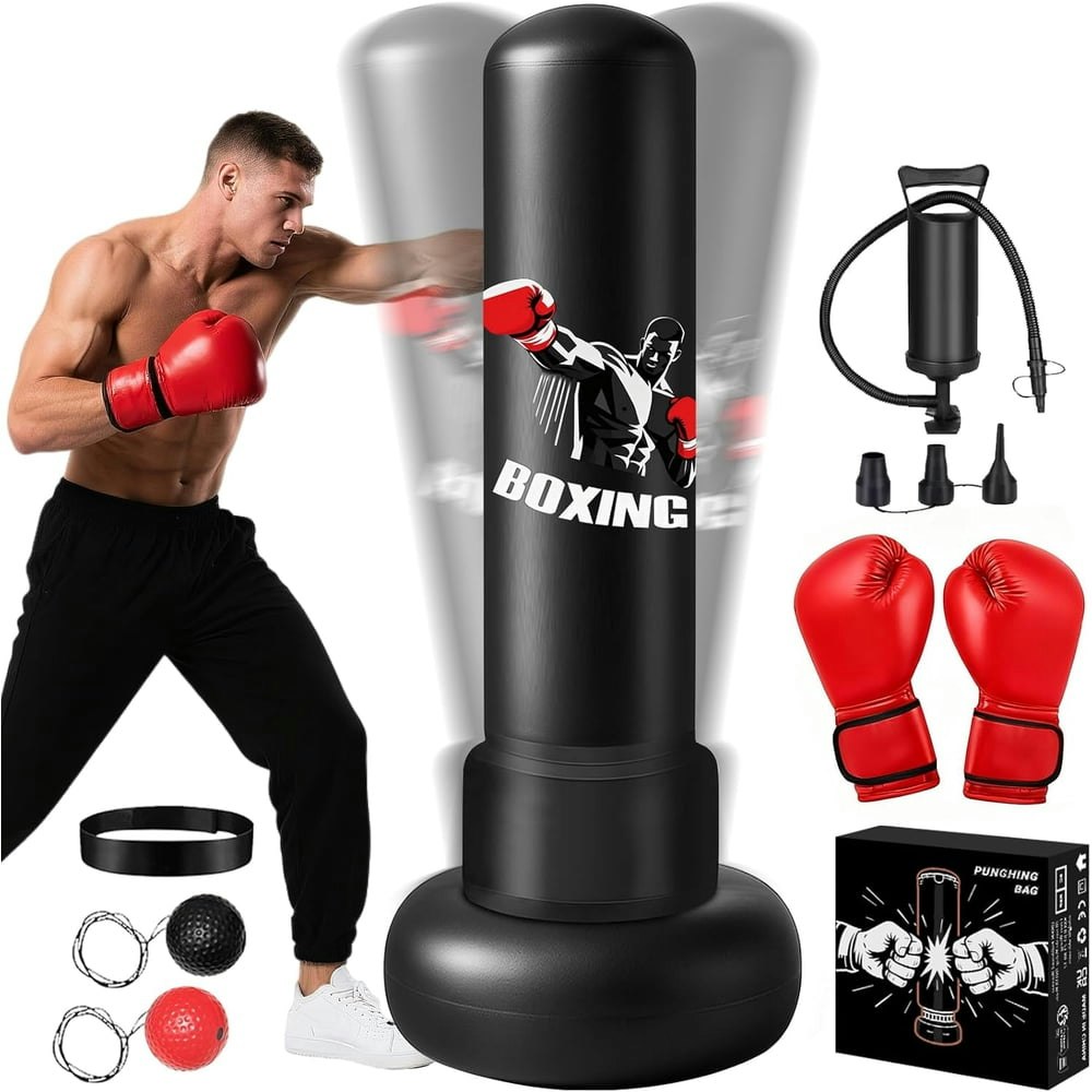 Ninonly 70-inch Freestanding Punching Bag Training Set: $46.99 Ninonly 70-inch Freestanding Punching Bag Training Set: $46.99