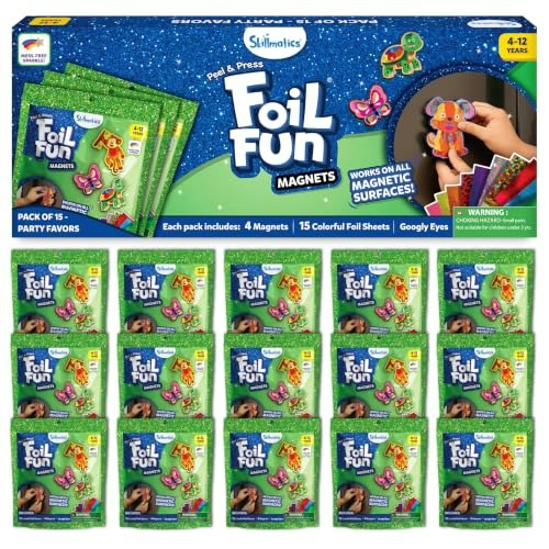 Skillmatics Foil Fun Animals 15-Piece Foil Art Magnet Activity Kit: $23.72 Skillmatics Foil Fun Animals 15-Piece Foil Art Magnet Activity Kit: $23.72