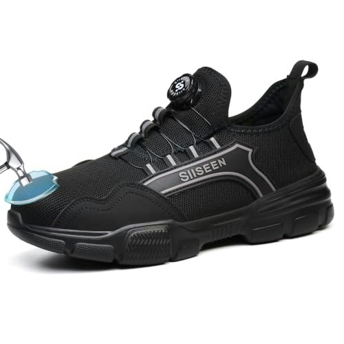 Hogent Steel Toe Slip-On Work Shoes: $16.99