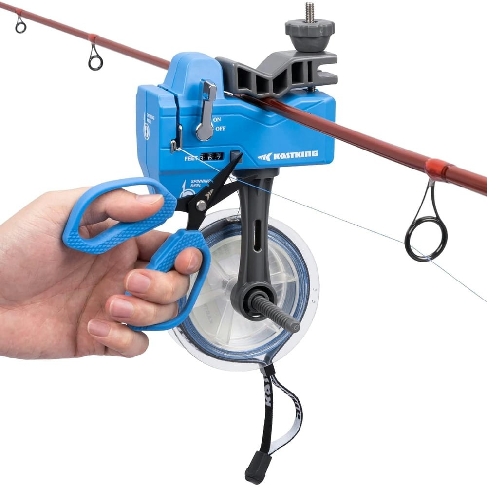 KastKing Fishing Line Spooler and Braid Scissors: $31.99 KastKing Fishing Line Spooler and Braid Scissors: $31.99