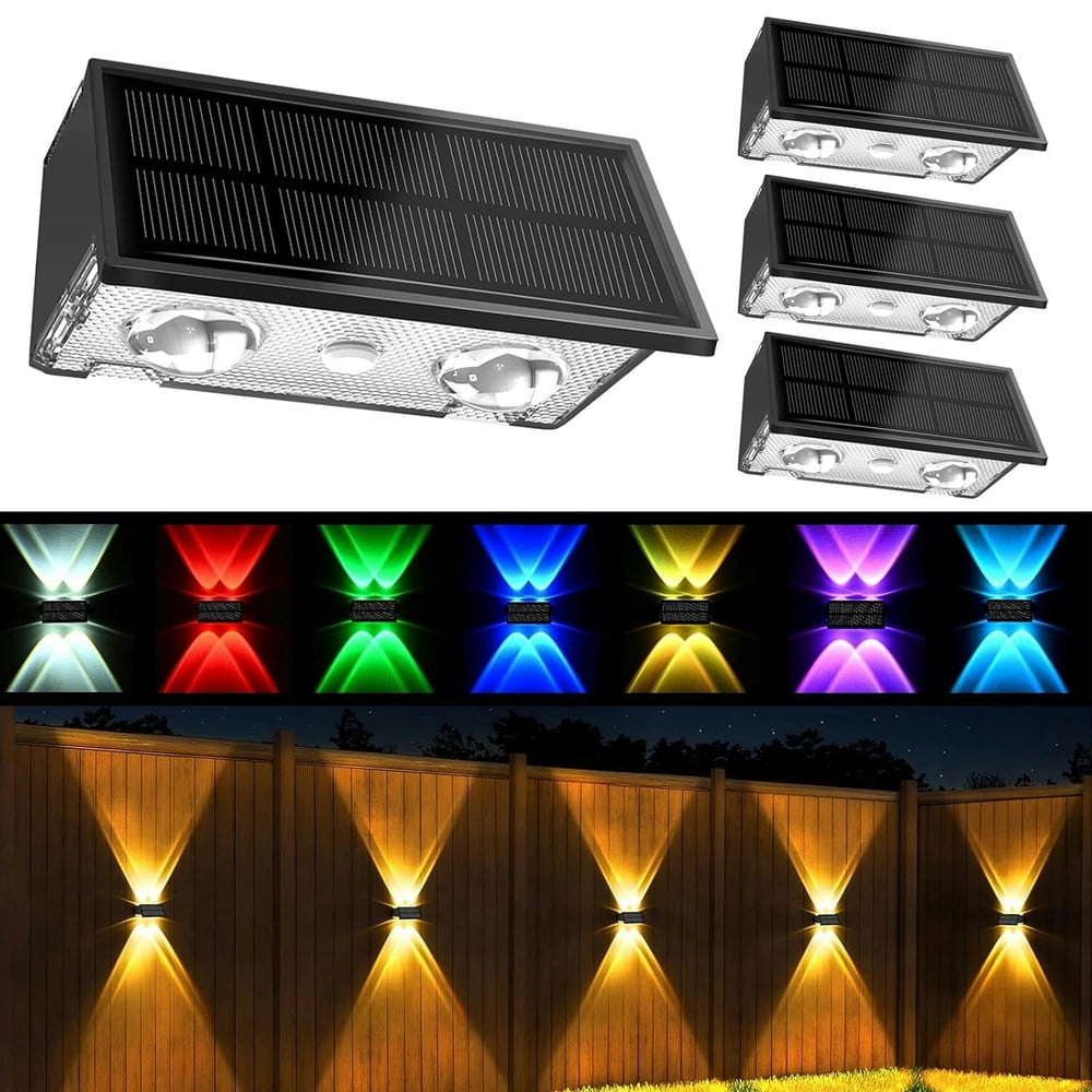 Natubeau 9-Mode Solar Fence Light 4-Pack: $20.52 Natubeau 9-Mode Solar Fence Light 4-Pack: $20.52