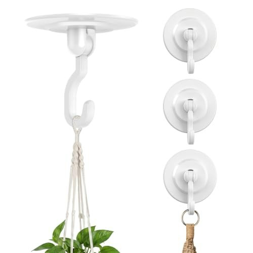 Adhesive Ceiling Hook for Hanging Plants 6-Pack: $7.97